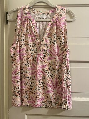LOFT Tropical Print Top